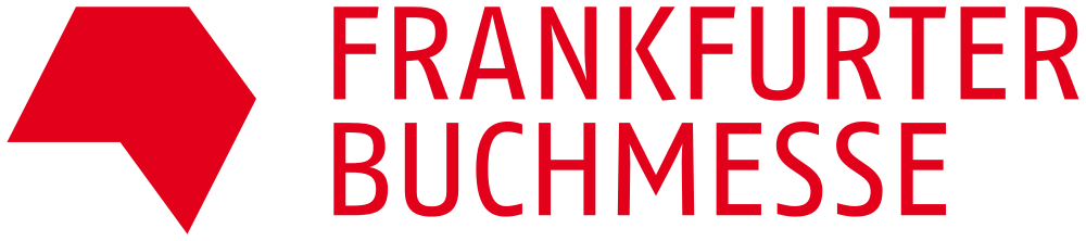 Frankfurter Buchmesse logo - Frankfurter Boekenbeurs Frankfurter Buchmesse logo in rood, dat de Frankfurter Boekenbeurs vertegenwoordigt, een belangrijk internationaal publicatie-evenement.