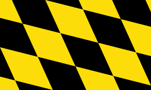 Abstract patroon van afwisselende zwarte en gele ruitvormen die een dynamisch geometrisch ontwerp achtergrond creëren