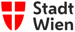 Stadt Wien officieel logo met rood schild en kruis Officieel logo van Stadt Wien met een rood schild met een wit kruis, dat de stad Wenen, Oostenrijkse overheid vertegenwoordigt.