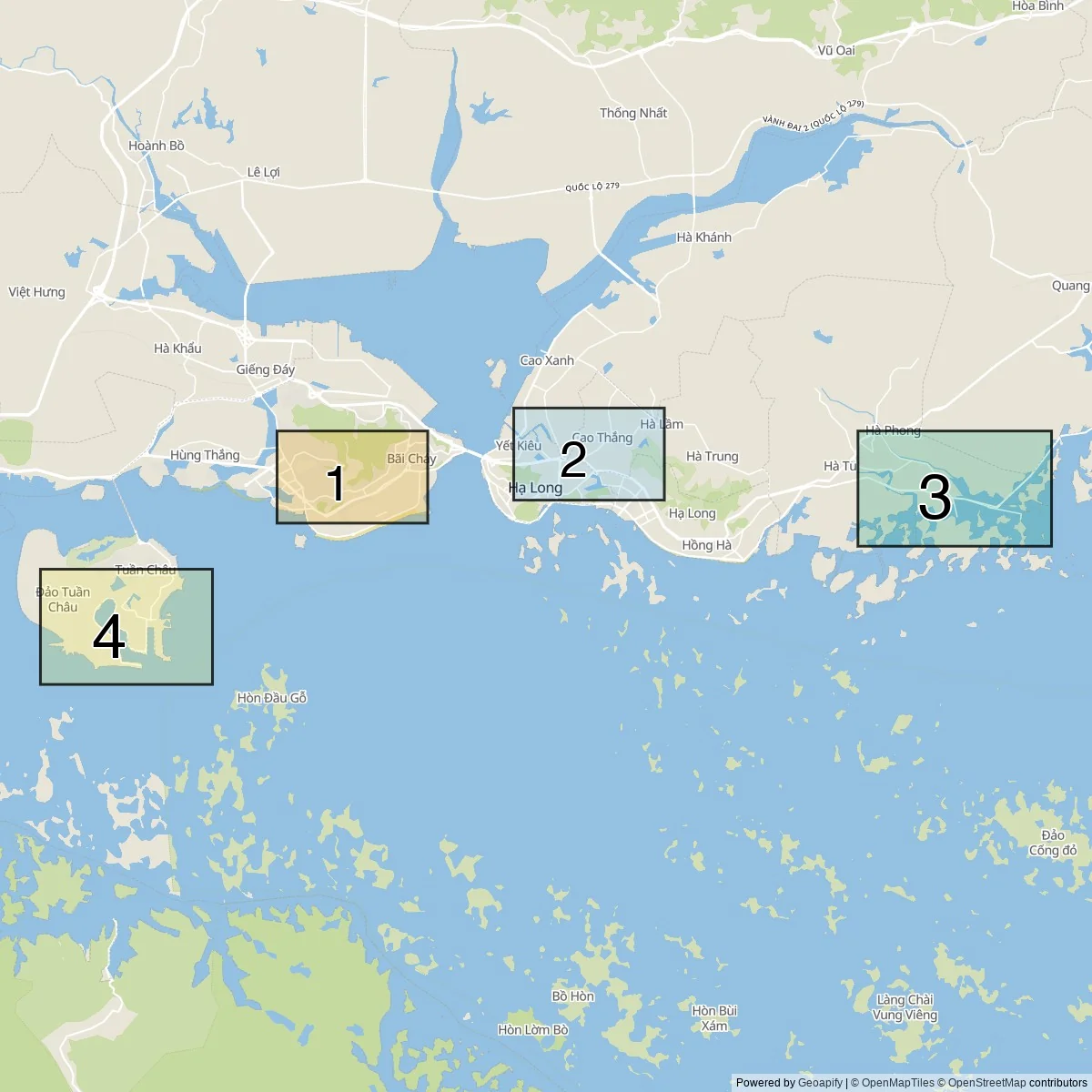 Ha Long wijken